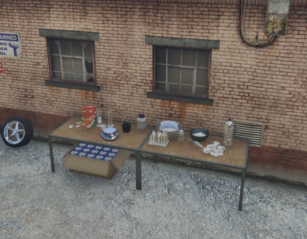 Cocaine Processor Table YMAP