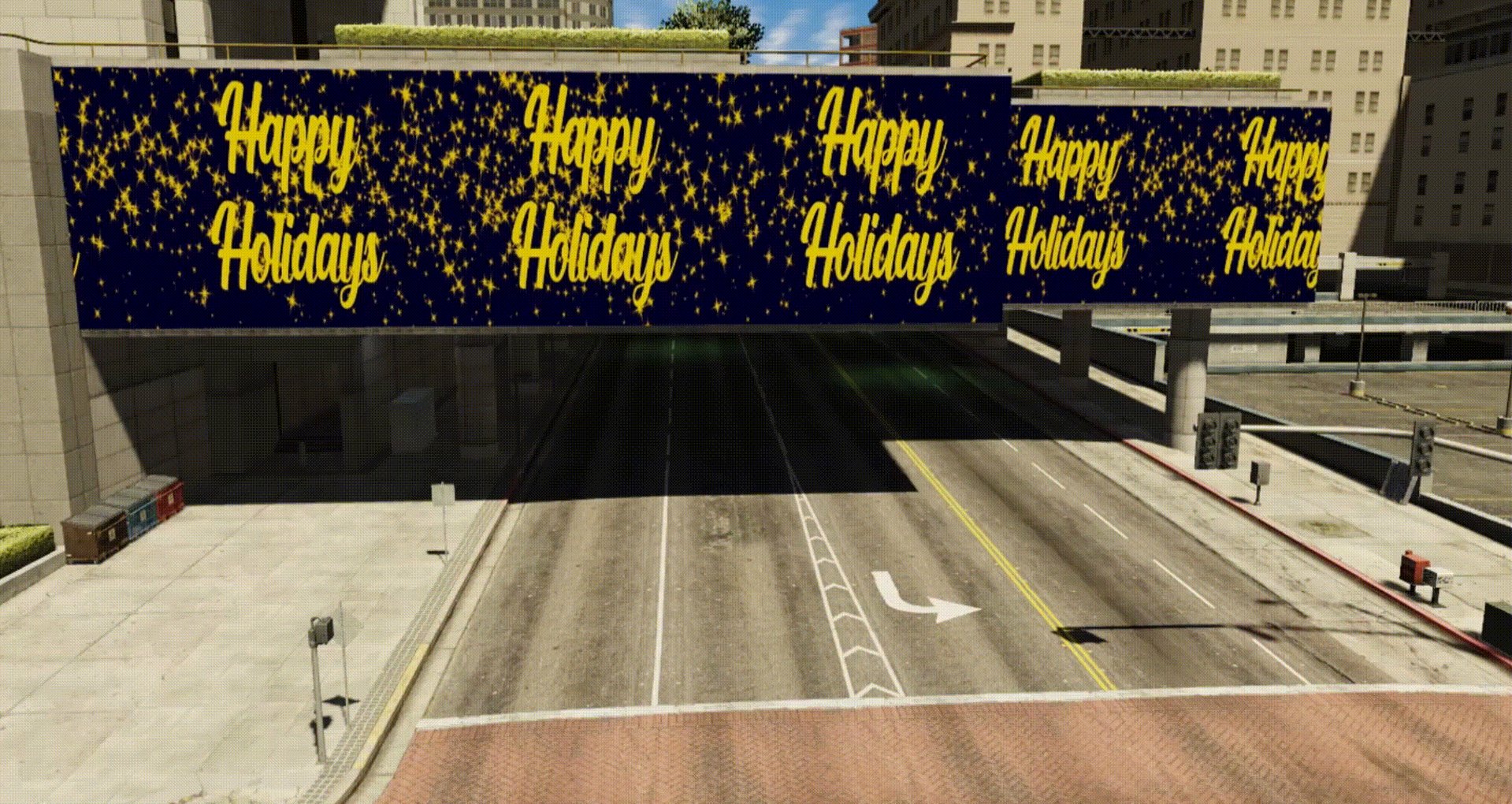 Custom Animated Billboard Ymap