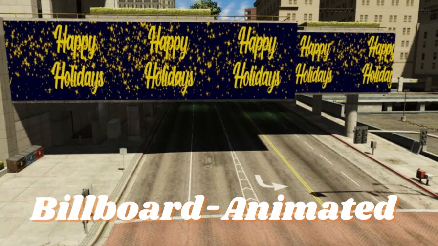 Custom Animated Billboard Ymap thumbnail 2