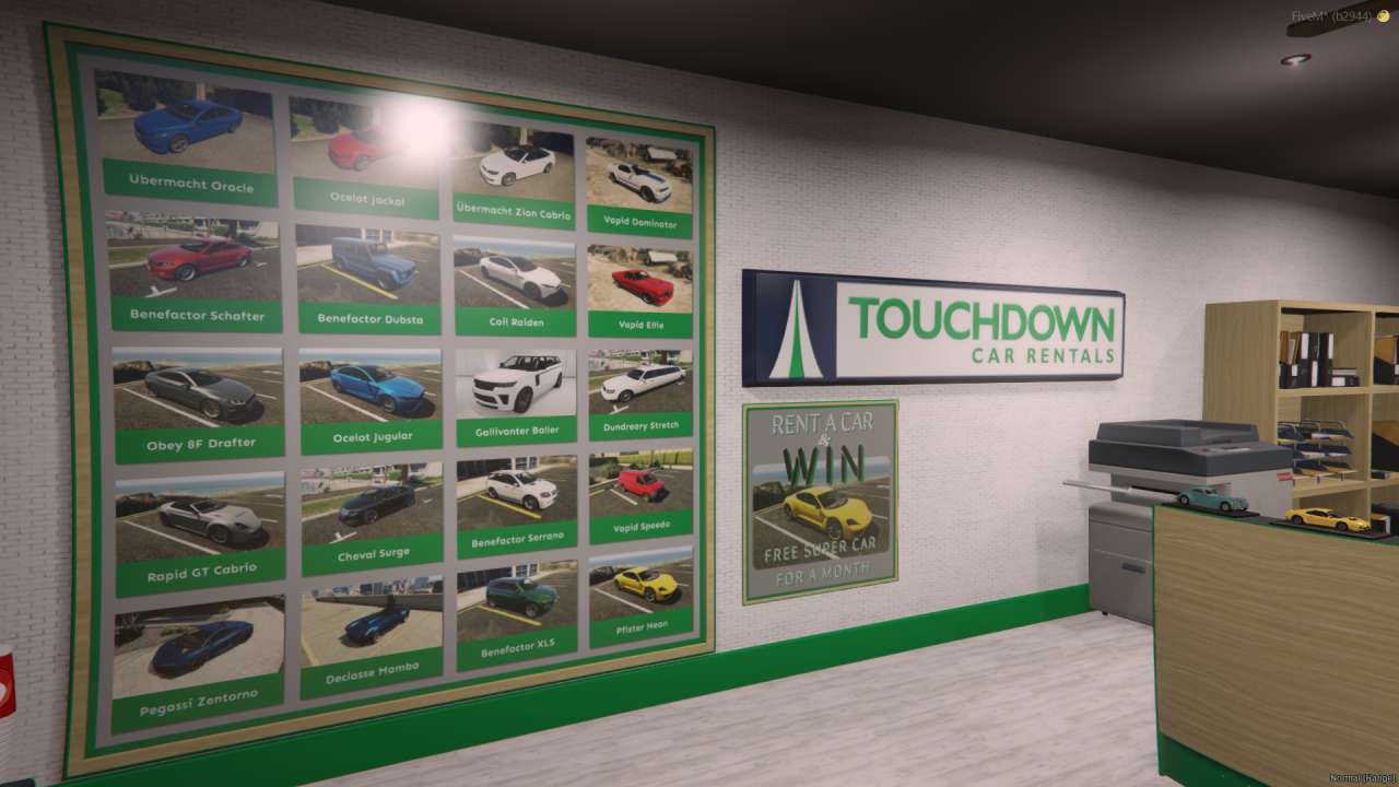 FiveM Touchdown Car Rental thumbnail 3