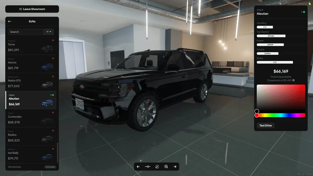 JG Dealerships v2 – FiveM Vehicle Dealership Script with Player-Owned Showrooms, Financing & Test Drives (QBCore, Qbox, ESX) thumbnail 2